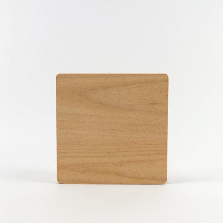 BEECH Wooden Serving Board - 15x15x1.5cm