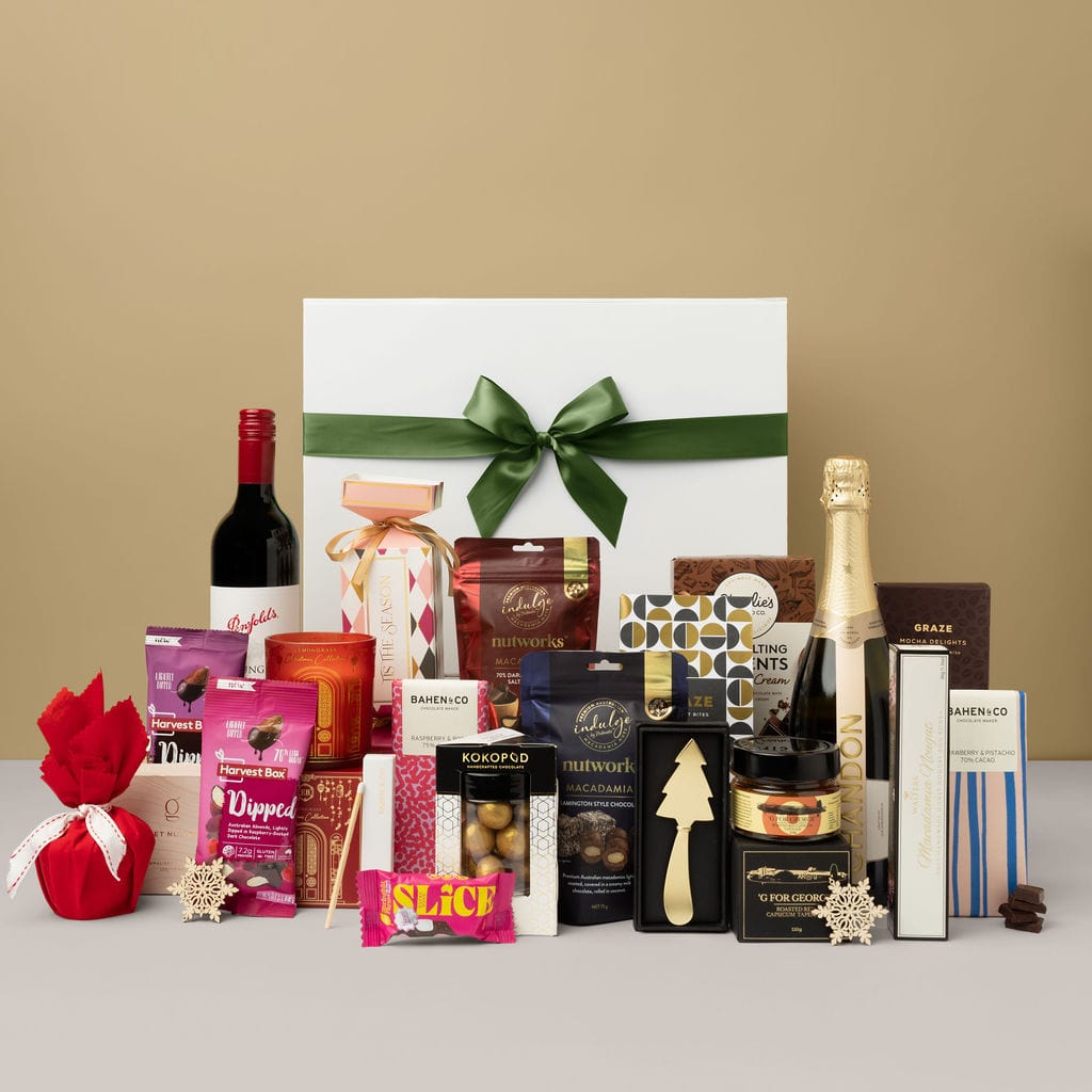 Custom Christmas gift boxes - Communal Corporate Share Hamper, a generous holiday gift for team sharing