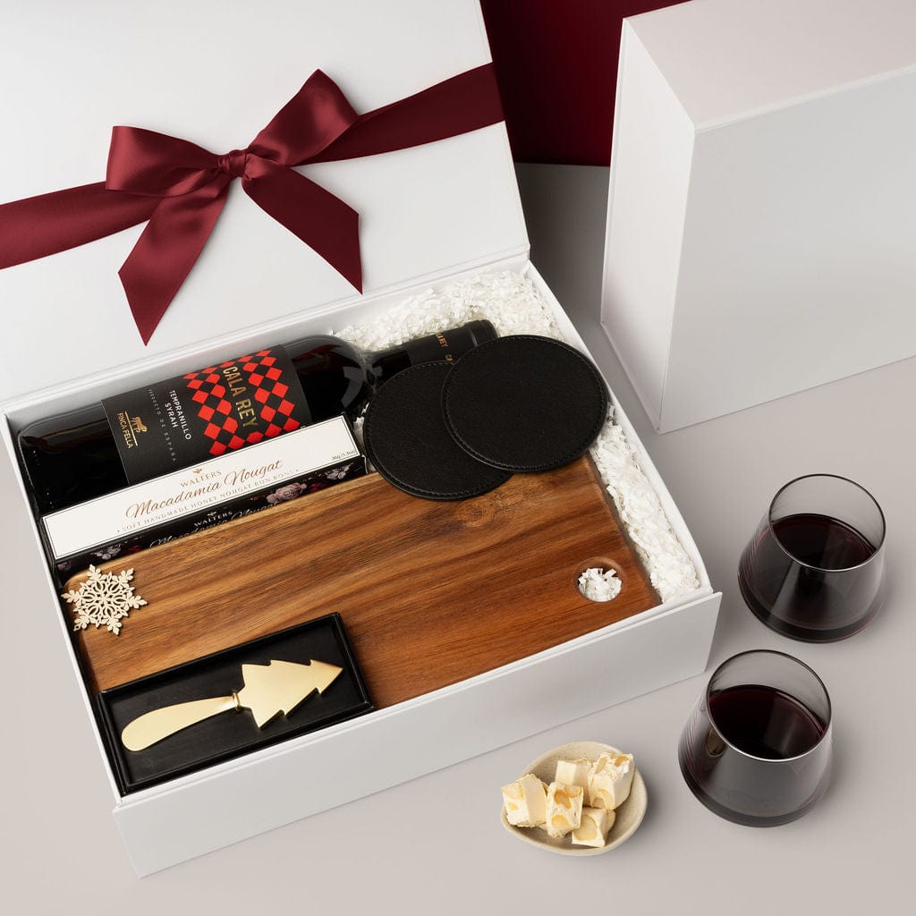 Christmas promotional items - Cosy Christmas Comforts, a branded gift box with cozy Christmas treats