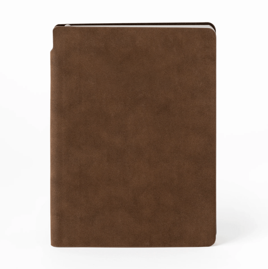 espresso brown a5 notebook