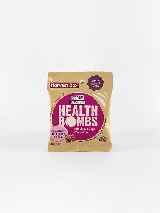 Harvest Box Health Bombs Cranberry, Blueberry & Cacao 40g