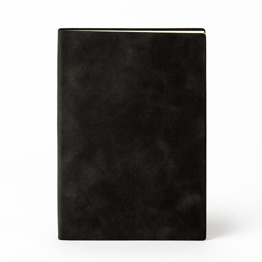 Jet black A5 notebook