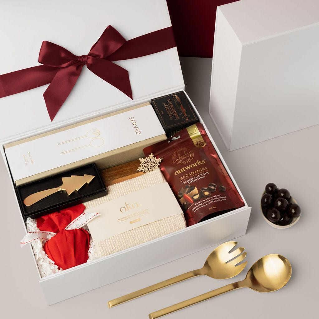 Custom employee Christmas gifts - Luxury To Last, a premium branded gift set for employees