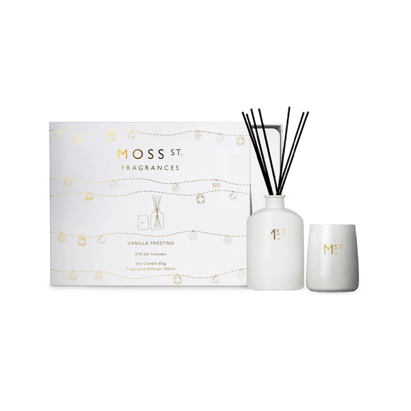 Moss Street Fragrances Mini Candle & Diffuser Christmas Set