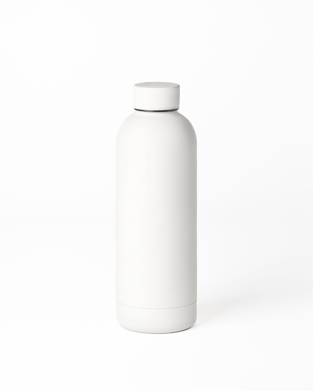 Soft Touch Insulated Water Bottle White - 500ml