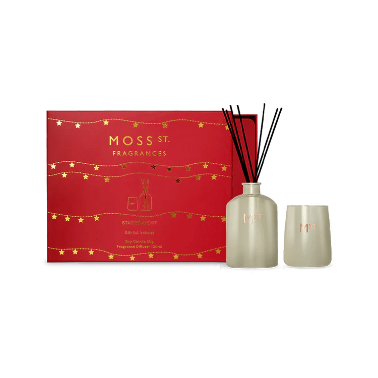 Moss Street Fragrances Mini Candle & Diffuser Christmas Set