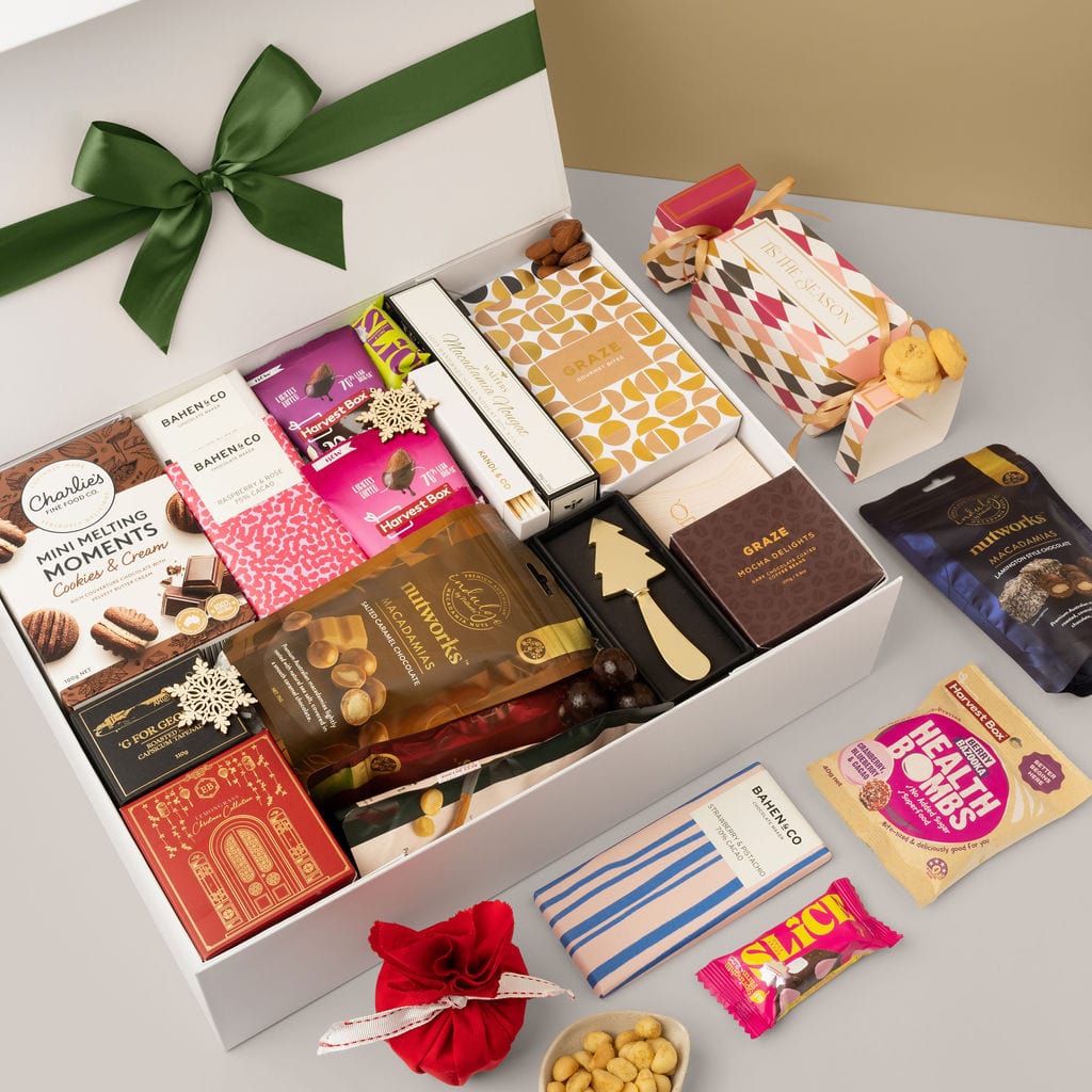 The Ultimate Corporate Christmas Share Pack, a generous and festive gift for business partners filled with sweet treats for Christmas