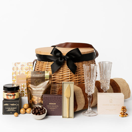 The Big Day Out Wicker Basket Corporate Gift